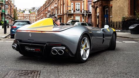 FIRST $1.7 MILLION FERRARI MONZA SP1 DRIVING in LONDON