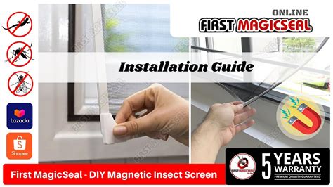 First Magicseal - (Installation Guide) DIY Magnetic Mosquito - balustradellc