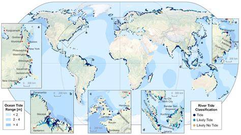 First world map shows impact of the tidal pulse in coastal rivers ... - raincitystudios.com