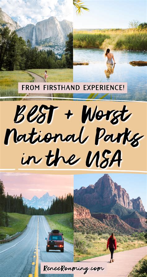First-Hand Ranking of National Parks in USA from Best to Worst ... - balustradellc