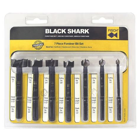 Fisch Wave Cutter Forstner Drill Bit Box Set, 7-Piece Pro Grade ... - balustradellc