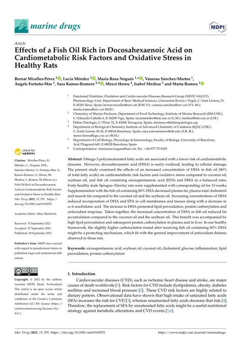 Fish Oil and Cardiometabolic Diseases: Recent … - balustradellc