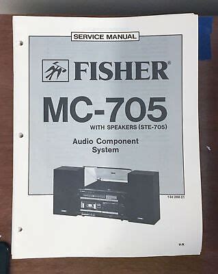 FISHER MC-705 OPERATING INSTRUCTIONS …