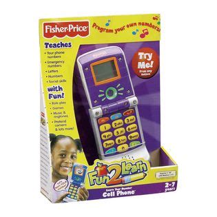 FISHER PRICE FUN 2 LEARN YOUR NUMBER CELL PHONE *NEW*