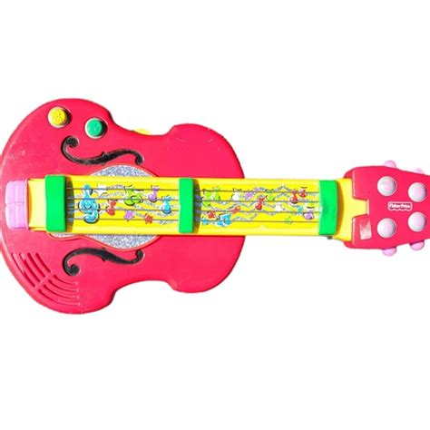 FISHER PRICE GUITAR VIOLIN w BOW 2 IN 1 Musical Instrument …