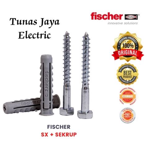 Fisher S8 + Sekrup (Per pack isi 50 set) - balustradellc