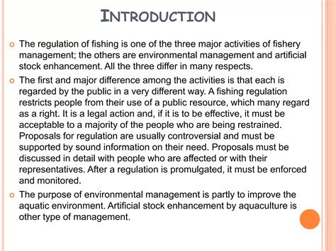 Fishery Regulation - an overview | ScienceDirect Topics - balustradellc