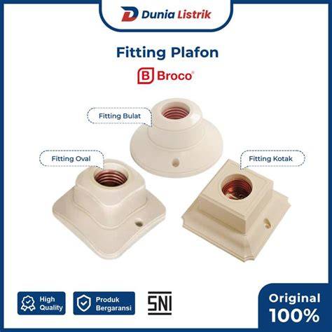 Fiting Plafon Lampu Kotak 1210 | Fitting Oval 1211 - raincitystudios.com