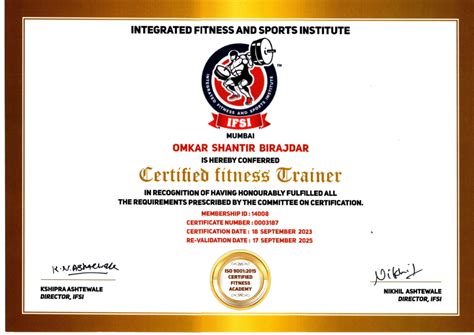 Fitness Trainer Certification Course in India - IFSI Academy - balustradellc