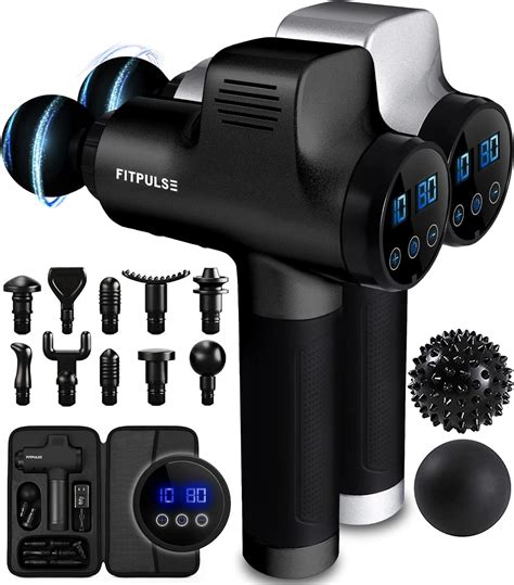 FITPULSE Muscle Massage Gun for Athletes - Percussion Massager …