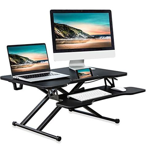 FITUEYES Standing Desk Converter Black 31 ... - Amazon.co.uk