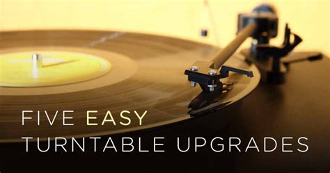 Five Easy Turntable Upgrades - Nordost BlogNordost Blog - balustradellc