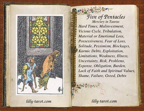 FIVE OF PENTACLES - Learn Tarot