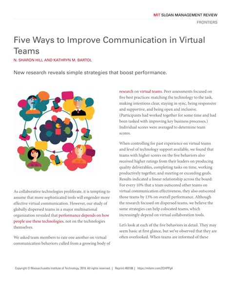 Five Ways to Improve Communication in Virtual Teams - balustradellc