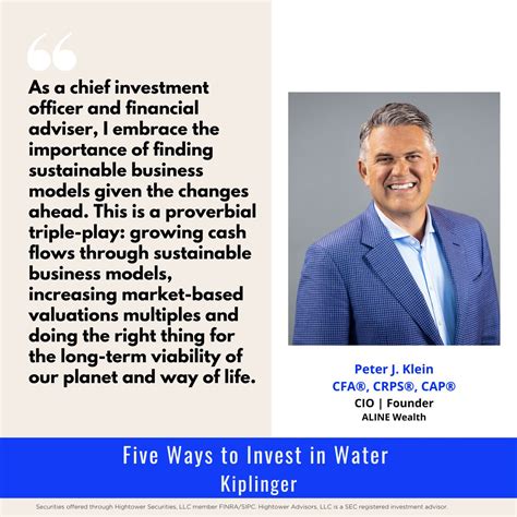 Five Ways to Invest in Water - Kiplinger - balustradellc