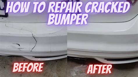 FIX a CRACKED plastic bumper cover. - balustradellc