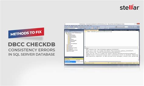Fix SQL Database Consistency Errors After DBCC CHECKDB Failed - coolestguyplanet.net