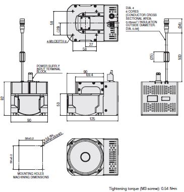 FL Series Lighting for Image Processing/Dimensions