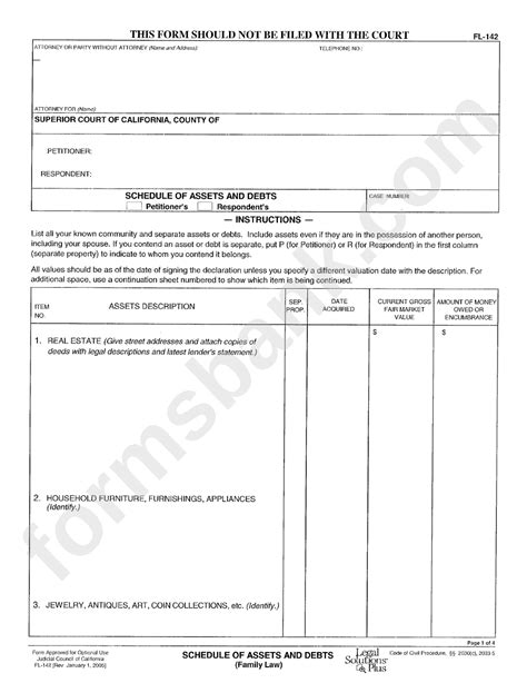 FL142 Form Completion Tutorial California Divorce Tutor Online