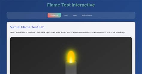 Flame Test Interactive - wintechmobiles.com