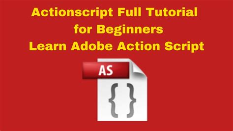 FLASH ACTIONSCRIPT 3 BEGINNER TUTORIALS - YouTube