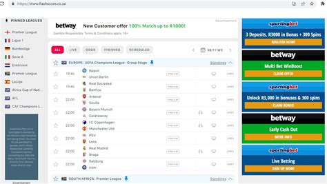 Flashscore.co.za: Live Soccer Scores, Livescore - EPL, PSL, Diski … - balustradellc