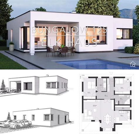 Flat Roof Contemporary House Plans : Gallery House Plans - balustradellc