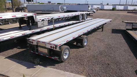 FLATBED 48’ x 102” SEMI TRAILER 2000 UTILITY MFG CO. $8,500