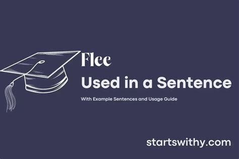 FLEE in a Sentence Examples 21 Ways to Use Flee