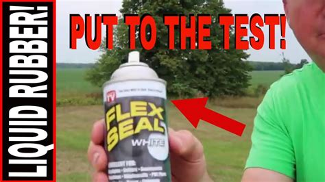 FLEX SEAL SPRAY RUBBER PUT TO THE TEST! - YouTube