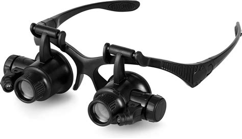 Flexzion Lighted Head Magnifying Glasses for Close … - balustradellc