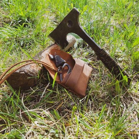 Flint and Steel Firestarter: Bushcraft kit with Leather … - balustradellc