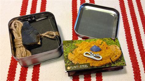 Flint and steel kit unboxing and demonstration VIDEO - balustradellc