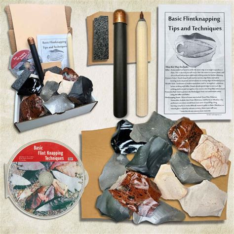 Flintknapping Kits with Tools and Stone - wintechmobiles.com