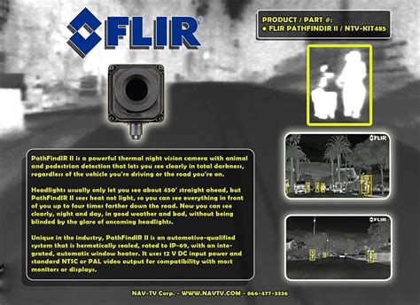 FLIR PathFindIR II Thermal Cameras for Vehicles