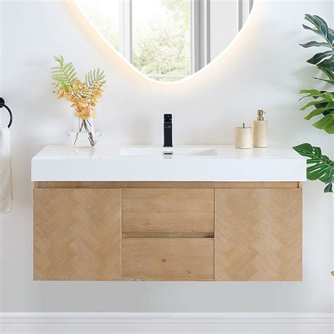Floating Bathroom Vanities with Tops at Lowes.com - balustradellc