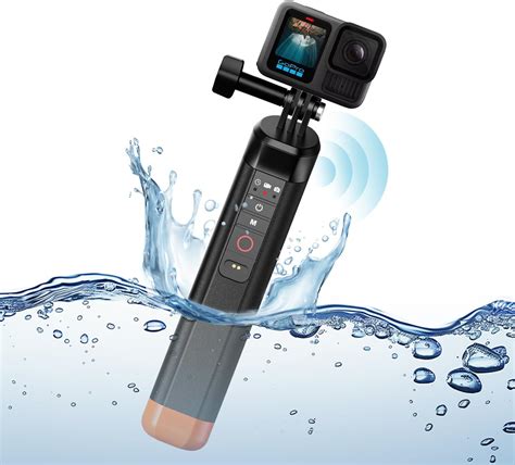 Floating Hand Grip with Remote Control Waterproof Monopod … - balustradellc
