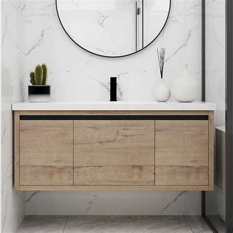 Floating Single sink Bathroom Vanities at Lowes.com - balustradellc