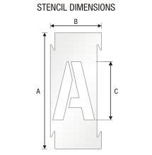 Floor Letter Stencils - Cement Letter Stencils - muktibox.com