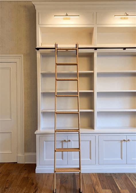 Floor To Ceiling Bookcase With Ladder - Wayfair - balustradellc