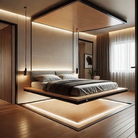 Floting Bed Frame - balustradellc