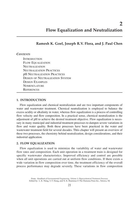 Flow Equalization and Neutralization - Springer - wintechmobiles.com