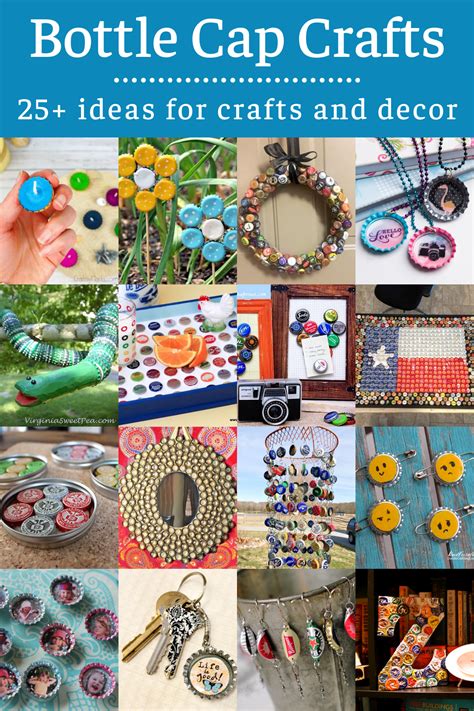 Flower Decorations from Bottle Caps and Cardboard - raincitystudios.com