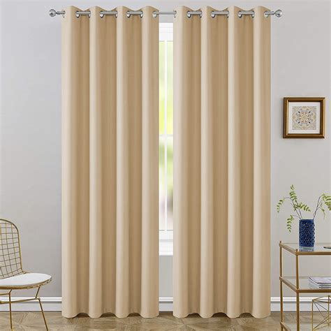 FLOWEROOM Blackout Curtains Thermal Insulated Draperies with …