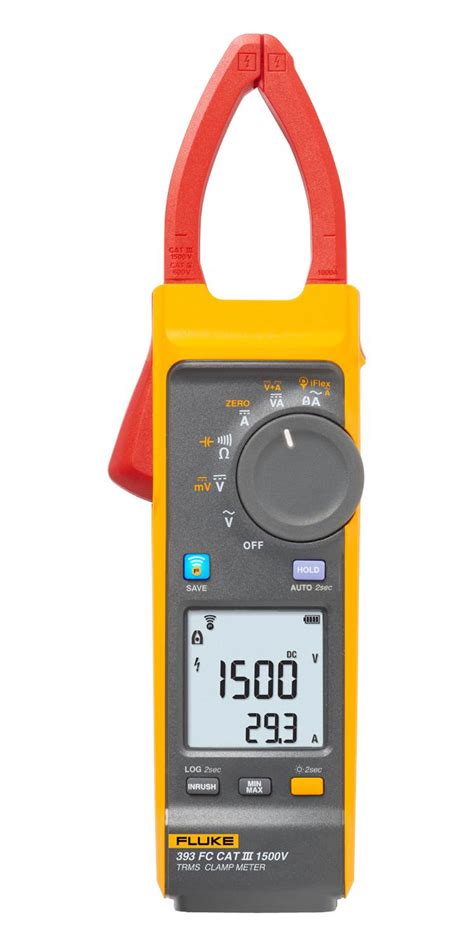 FLUKE-393FC/E - Fluke - Clamp Meter, AC/DC Current, AC/DC …