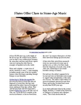Flutes Offer Clues to Stone-Age Music - The New York Times - wintechmobiles.com