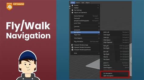 Fly/Walk Navigation - Blender 5.0 Manual - balustradellc