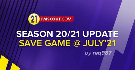 FM21 Game-in-Play Set for Season 21/22 FM Scout