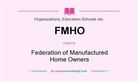 FMHO Meanings What Does FMHO Stand For?