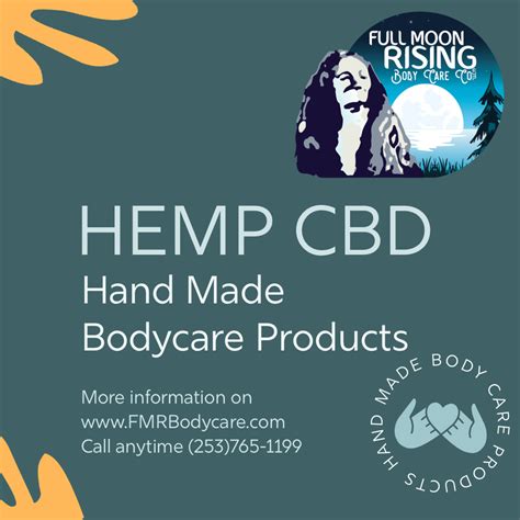 FMR Body Care - FMR Bodycare offers a full line of Hemp.